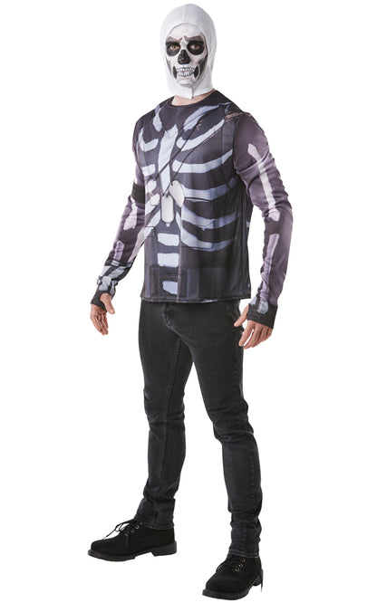 Costume Skull Trooper Fortnite – Top Uomo Taglia L – Rubies