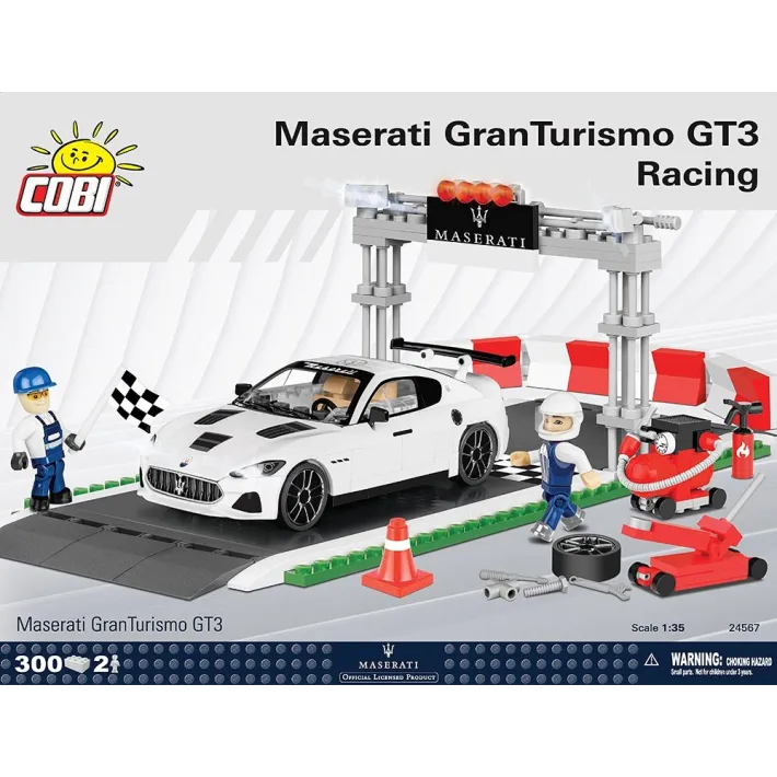 COBI 300 Pcs Maserati GranTurismo GT3 Racing