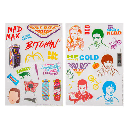 DB LINE – Set 31 Adesivi Stranger Things Stagione 2 – Licenza Ufficiale