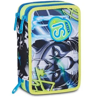 Seven Astuccio 3 Zip SJ Gang Glace Panther Boy