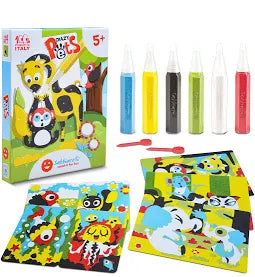Sabbiarelli Sand-it for Fun MIDI Kit Crazy Pets 6 Penne Sabbia