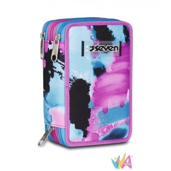 Seven Astuccio Attrezzato Completo 3 Zip Quick