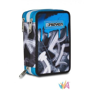 Seven Astuccio Attrezzato Completo 3 Zip Quick
