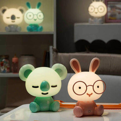 Netlighting Koala Lampada da tavolo per bambini a LED integrati, Menta
