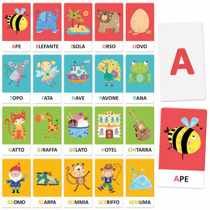 Maxi Flashcards Montessori Alfabeto Suoni e Letter - immagine 2
