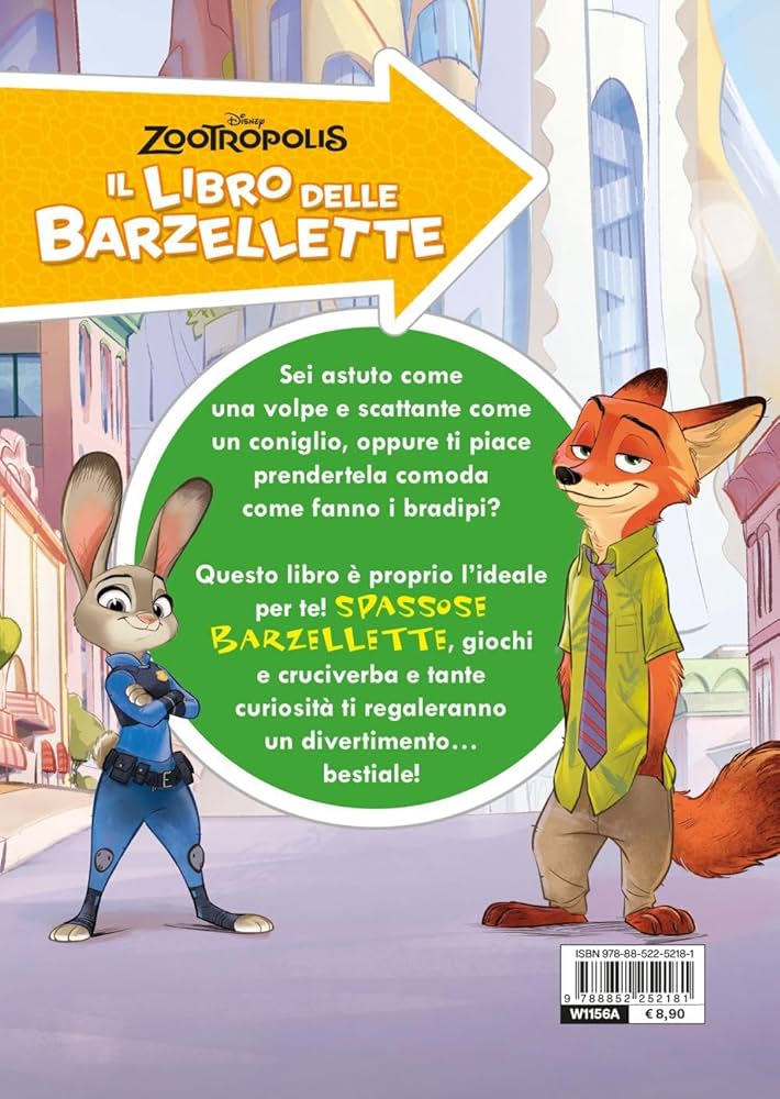 Disney Libri - Zootropolis. Il Libro Delle Barzellette Con Scherzi E Giochi
