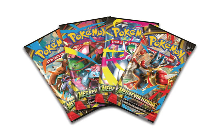 Pokémon M1 Busta 10 Carte Megaevoluzione Italiana