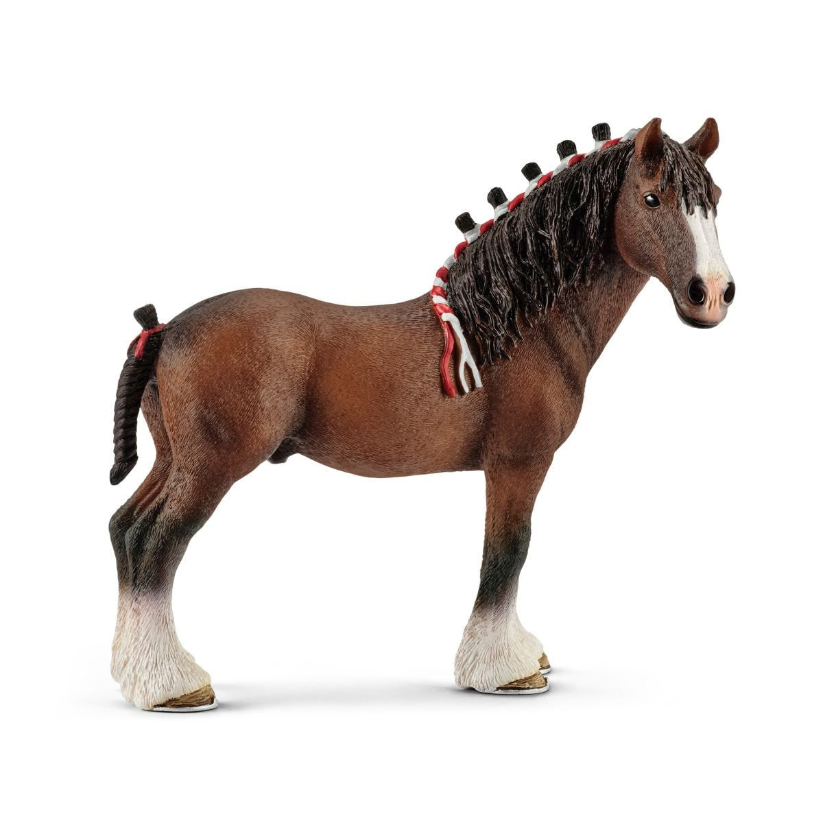 Schleich Farm World Castrone Clydesdale Statuina Plastica 3-8 Anni
