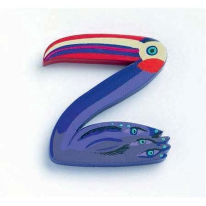 Lettera Z In Legno - Giocattolo Educativo