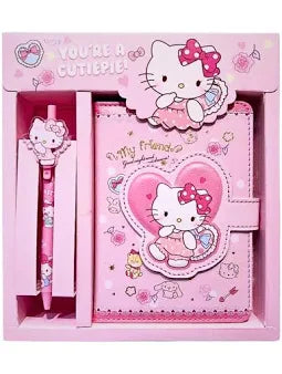 Hello Kitty Fluffy Diary Con Penna - Design Assortito