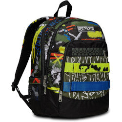 Seven Zaino Advanced Fluo Belts Doppio Scomparto Tasche Laterali