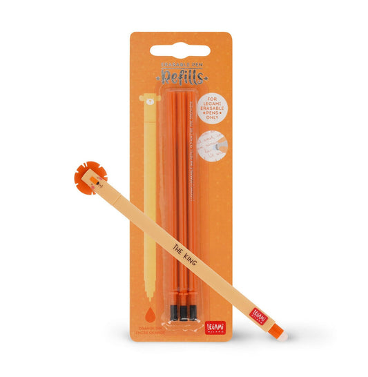 Legami 3 ricariche penna gel cancellabile - Arancione