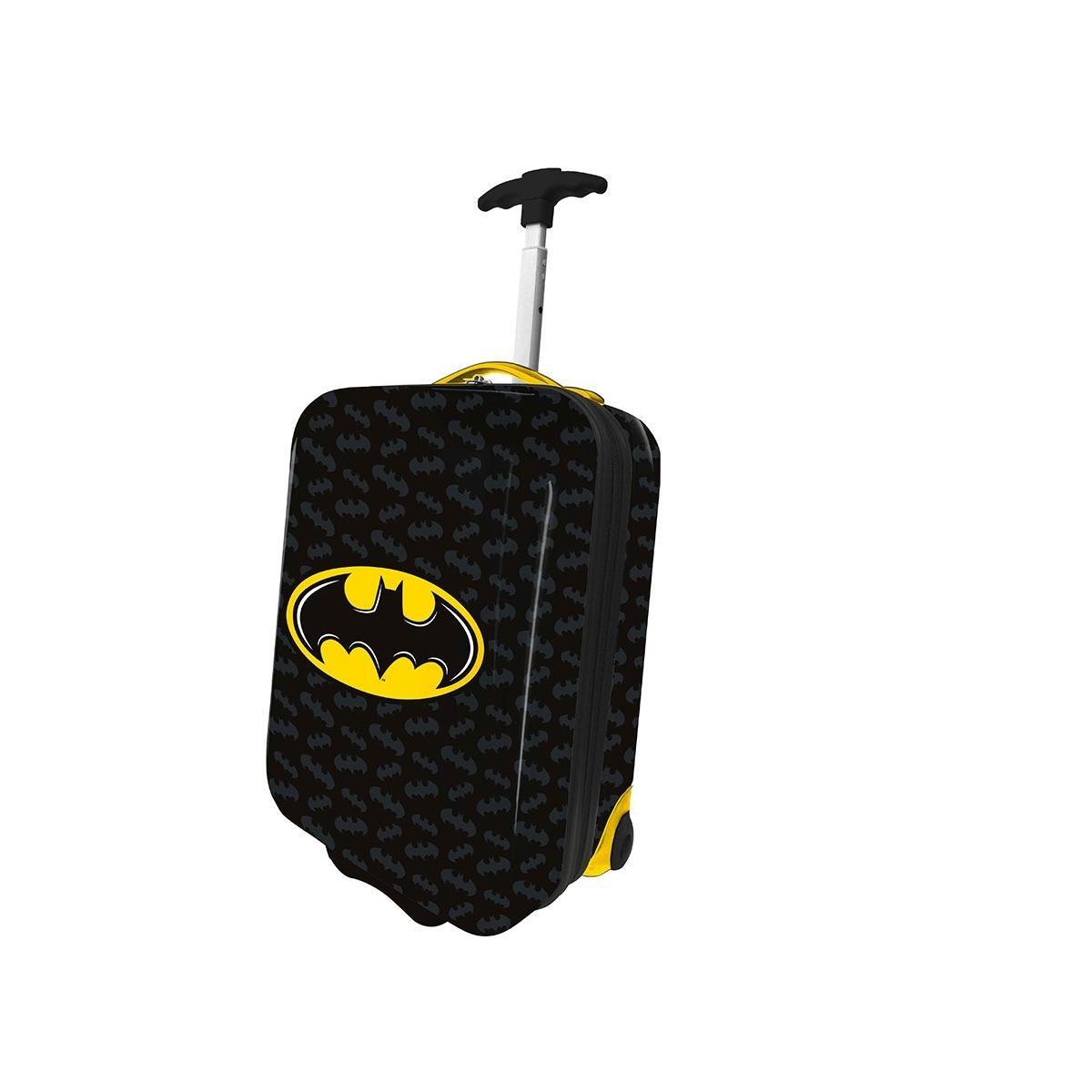Trolley Da Viaggio  Mini Valigia 2 Ruote In Abs Manico Allungabile Batman