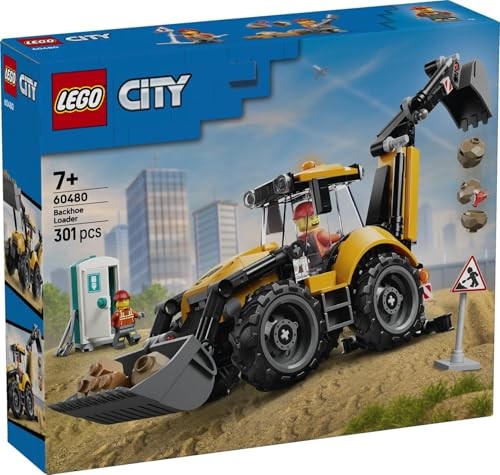 LEGO City 60480 Escavatore Caricatore Giallo