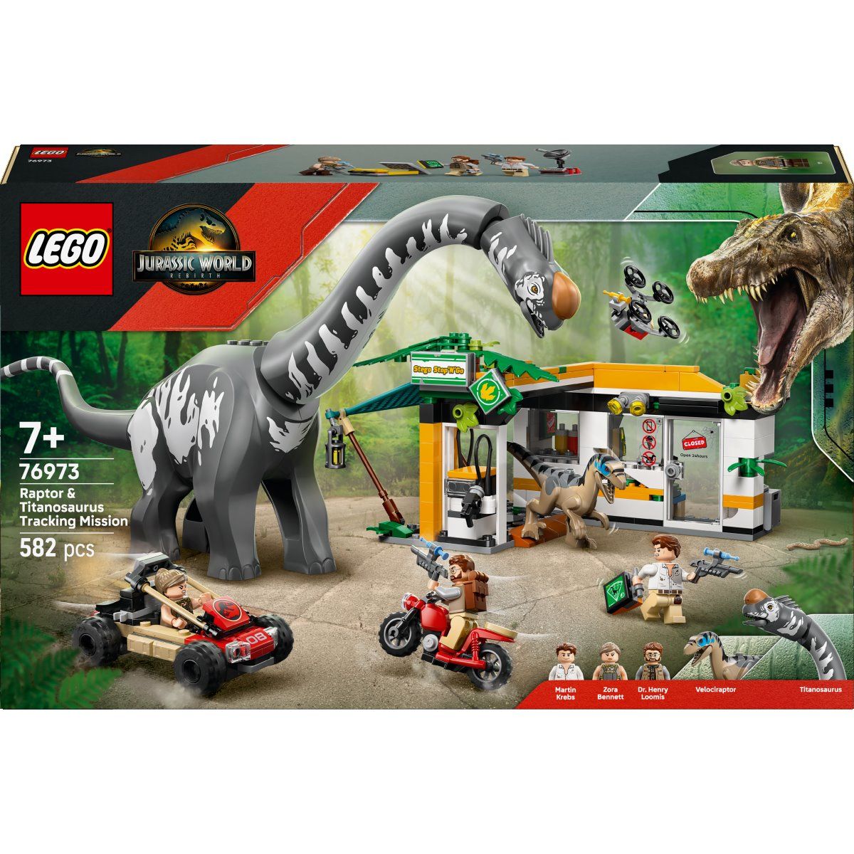 Lego Alla ricerca del Raptor e del Titanosauro - 76973