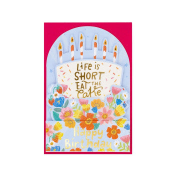 Legami Milano Biglietto Pop-up - Pop-up Greeting Card - Birthday Cake