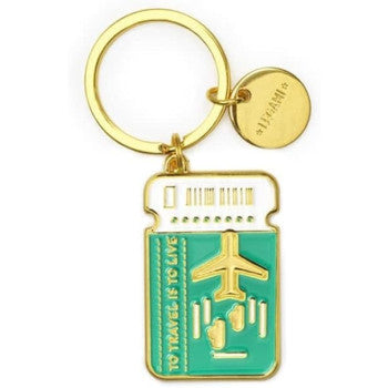 2PK Legami What a Key Ring Enamel Keyring Charm Bag Accessories Travel