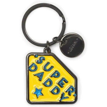 2PK Legami What a Key Ring Enamel Keyring Charm Bag Accessories Super Daddy