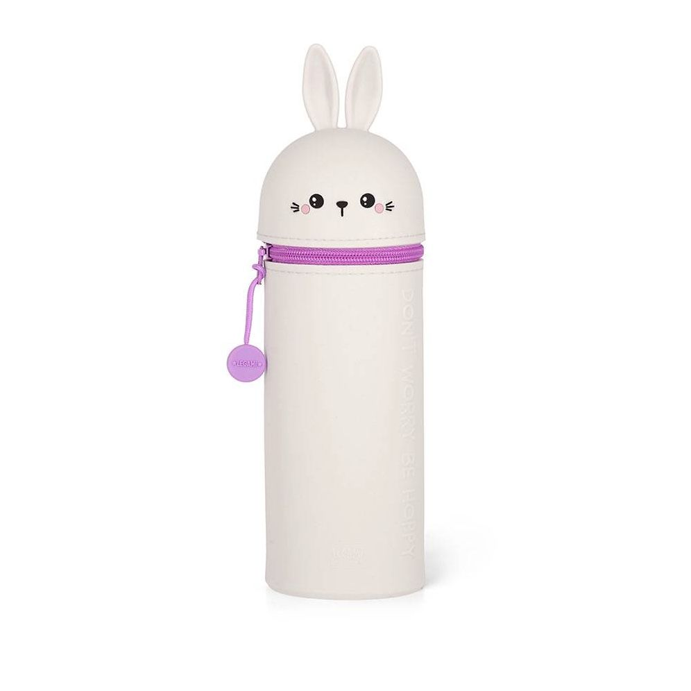 Legami Kawaii 2-in-1 Soft Silicone Pencil Case Bunny