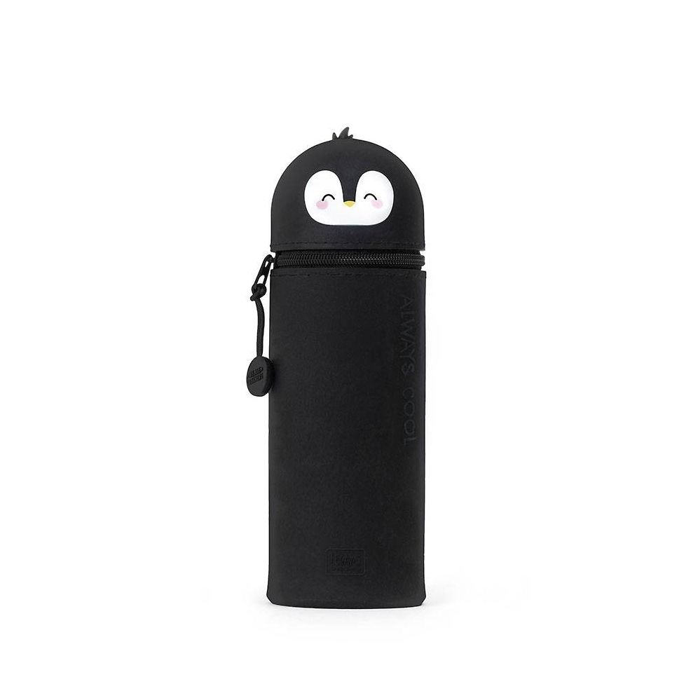 Legami Kawaii 2-in-1 Soft Silicone Pencil Case Penguin