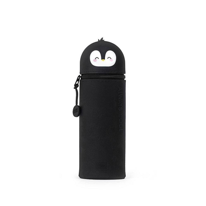 Legami Kawaii 2-in-1 Soft Silicone Pencil Case Penguin