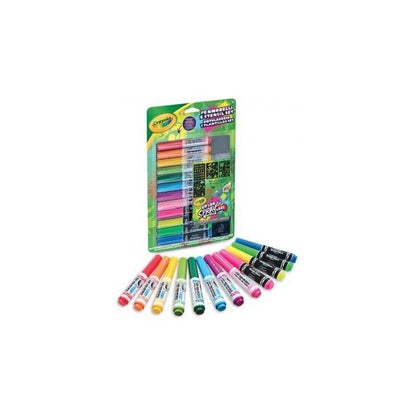 Crayola Set Ricarica Pennarelli E Stencil Color Spray
