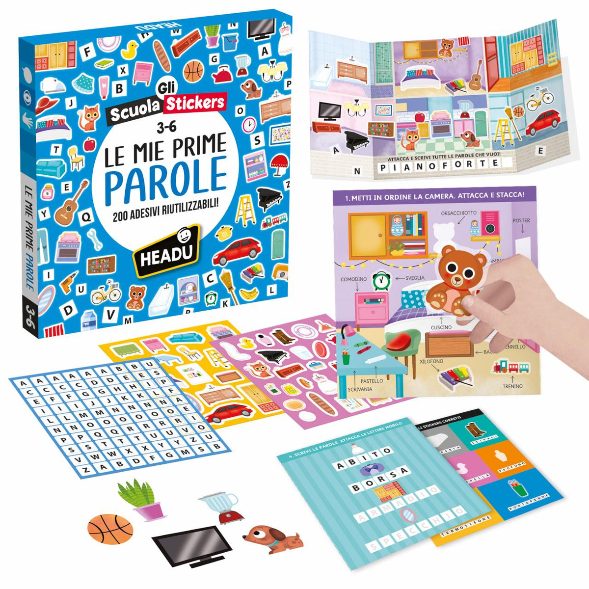 Scuola Stickers Le Mie Prime Parole - immagine 4