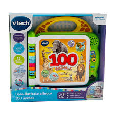 Vtech Libro Illustrato Bilingue - 100 Animali