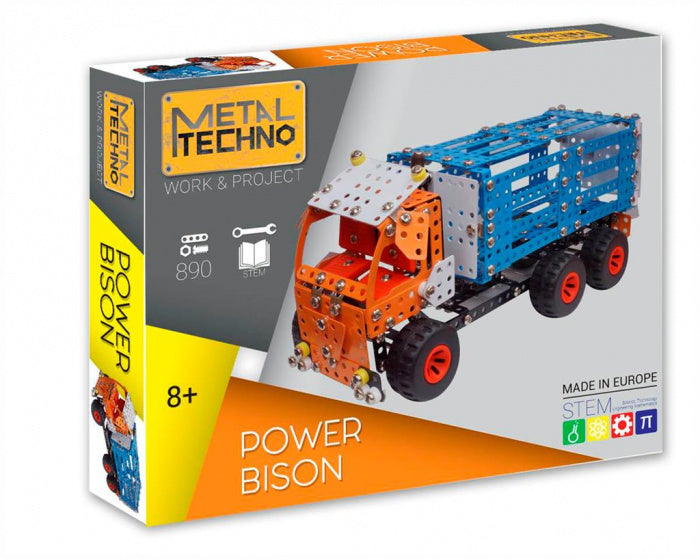 Metal Techno Bausatz Power Bison 32 Cm Acciaio 890 Pz