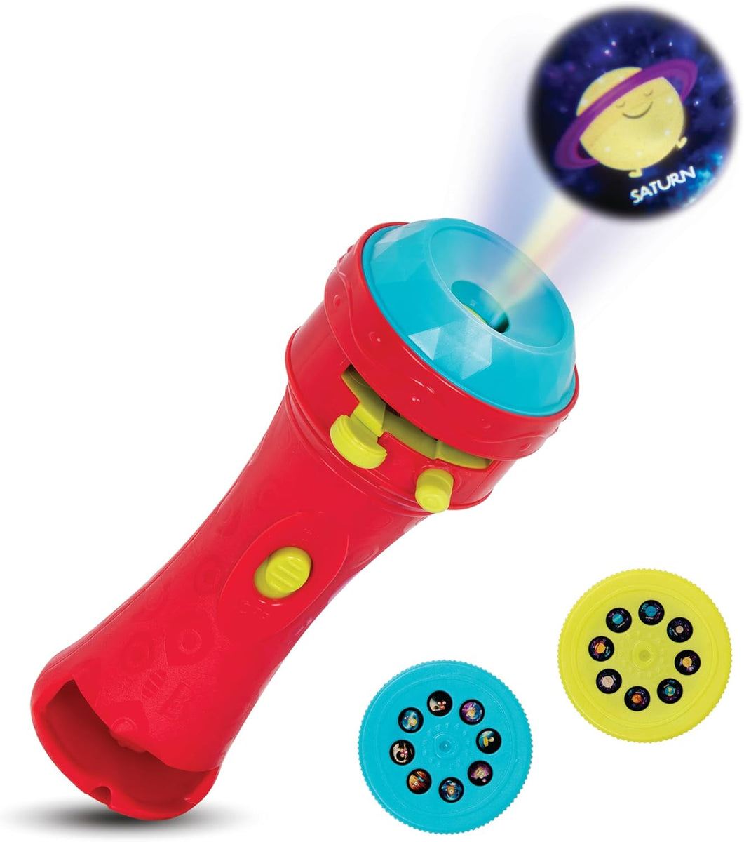 B. Toys Light Me to the Moon - Torcia Proiettore Spaziale per Bambini