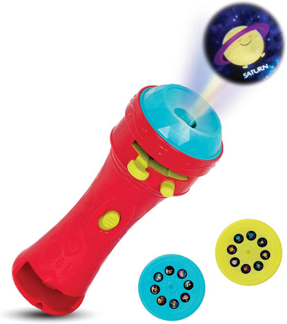 B. Toys Light Me to the Moon - Torcia Proiettore Spaziale per Bambini