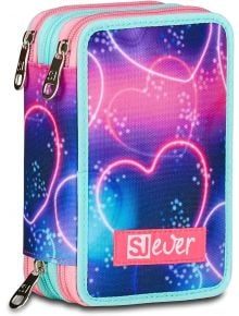 Astuccio Scuola Seven SJ Ever Multiheart – 3 Scomparti, Completo - immagine prodotto