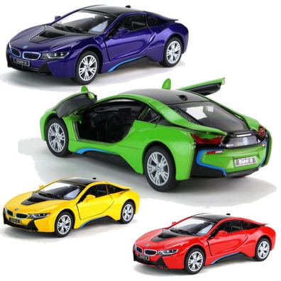 Modellino BMW i8 Ibrido Elettrico 1:36 – Kinsmart 13cm