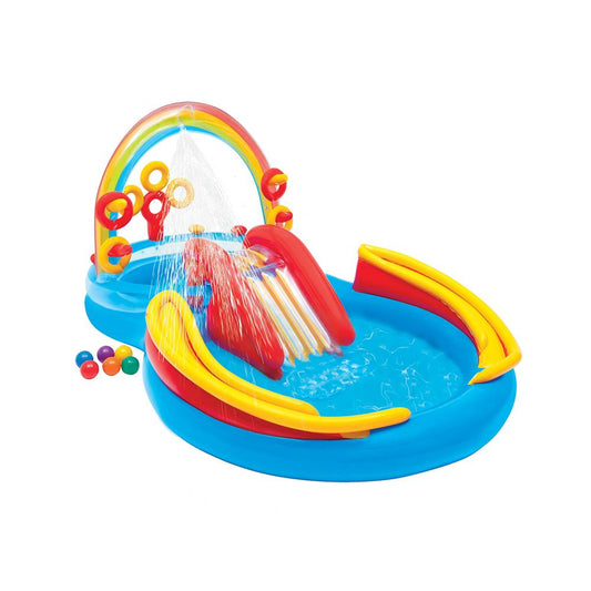 Intex Rainbow Ring Play Center - Parco Acquatico Gonfiabile 297x193 cm 3+