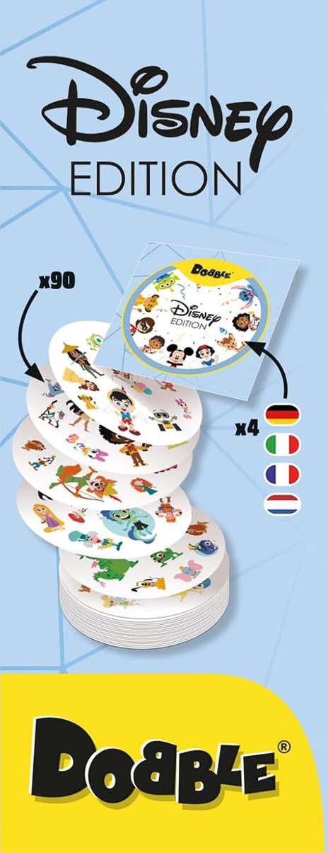Dobble Disney Edition. Gioco da tavolo