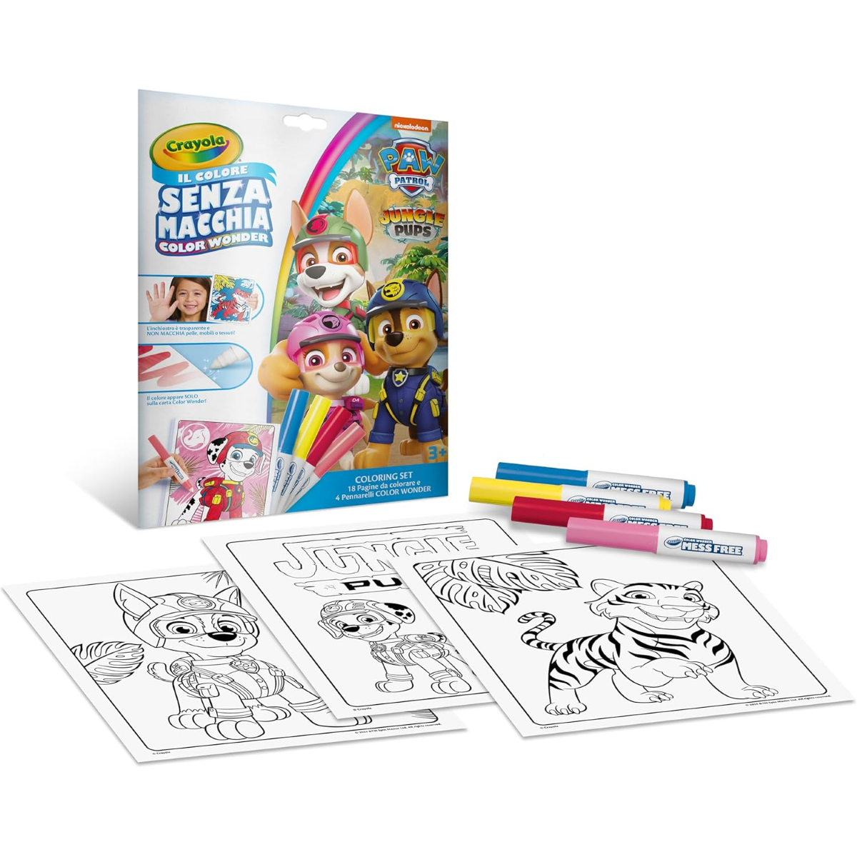 Crayola Coloring Set Color Wonder Paw Patrol Art.25-2909