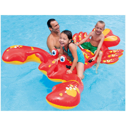 Intex Giant Lobster - Cavalcabile Gonfiabile Piscina 213 cm 3+
