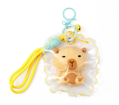 ITOTAL Kawaii Ice Cream Capybara Portachiavi