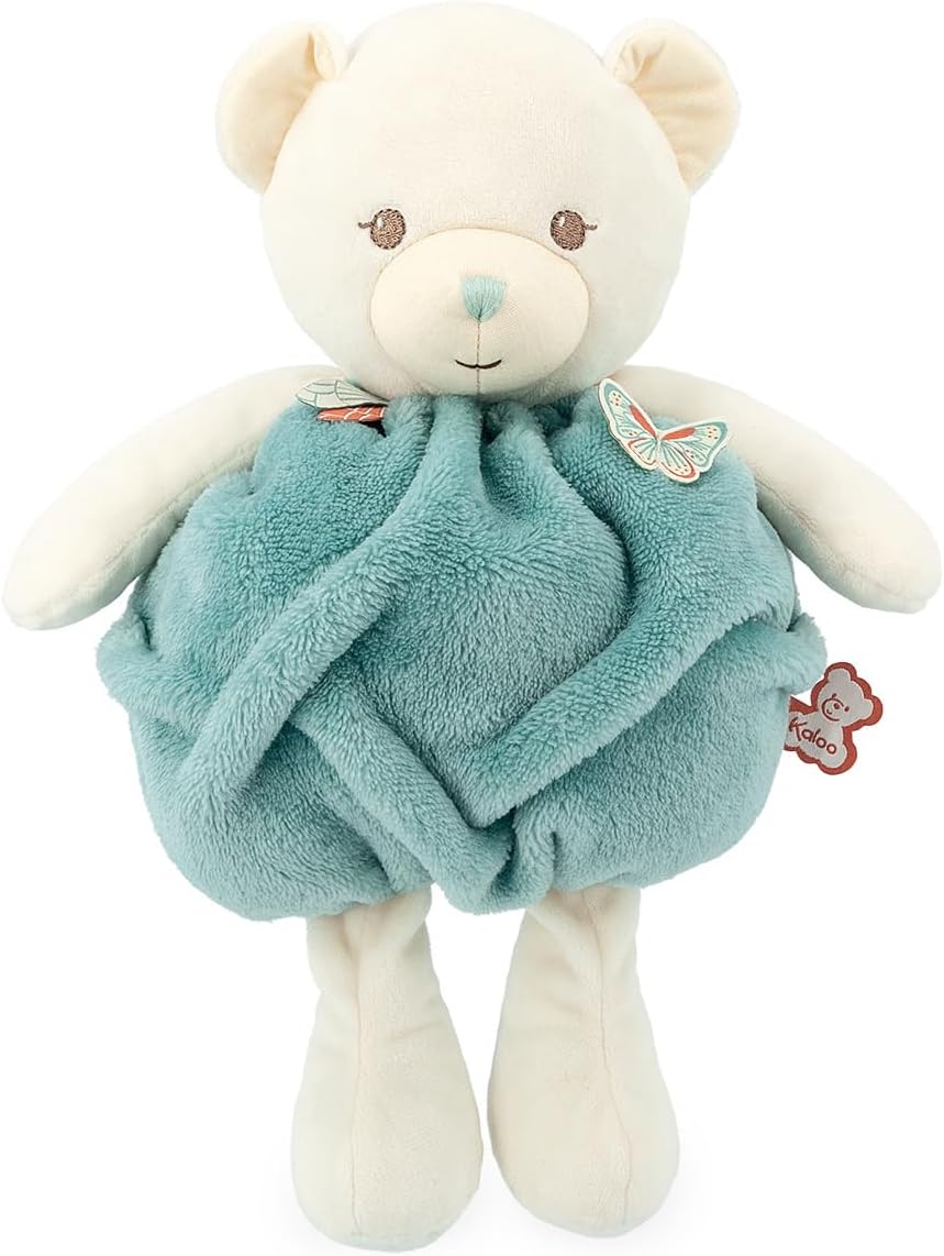 Kaloo - Plume - Bulle D'amour Orso Verde - Morbido Orsetto Peluche 30 Cm