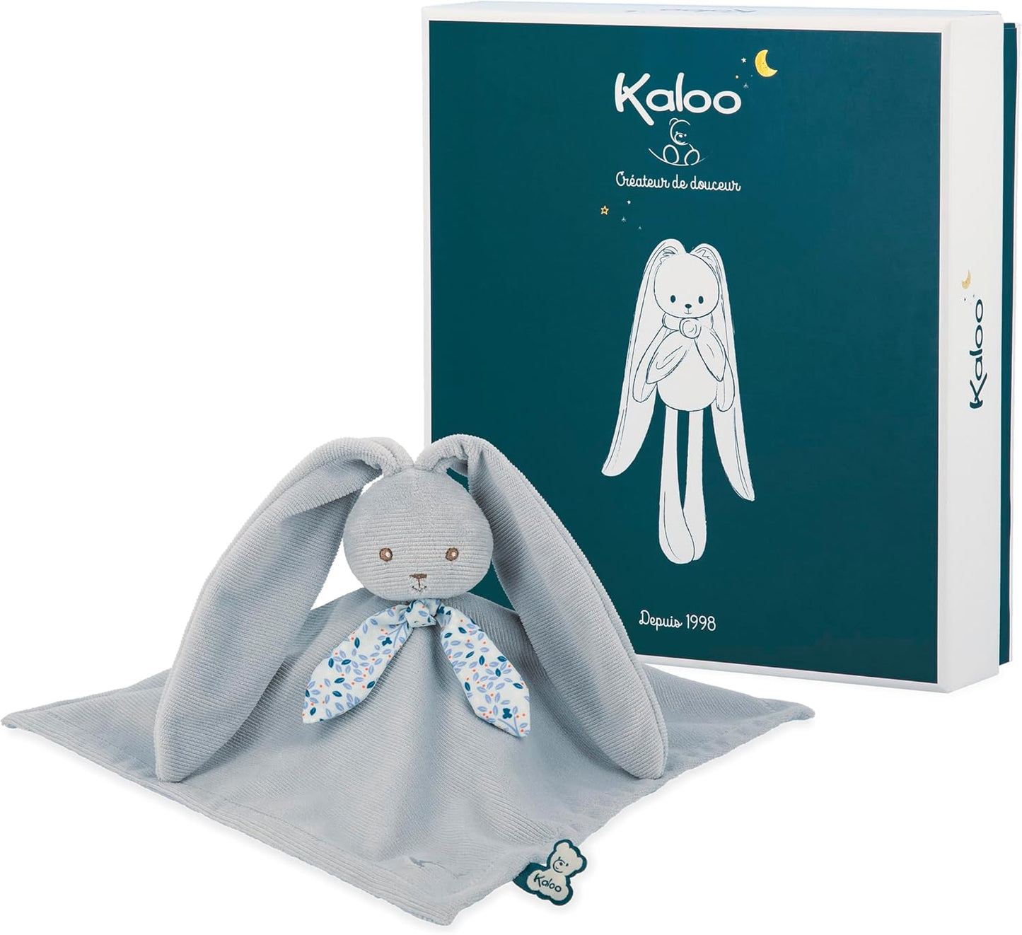 Kaloo - Lapinoo - Doudou Coniglio Azzurro - 30 X 30 Cm