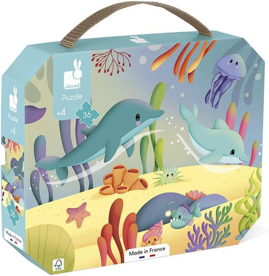 Puzzle Gli Animali Marini - 36  Janod