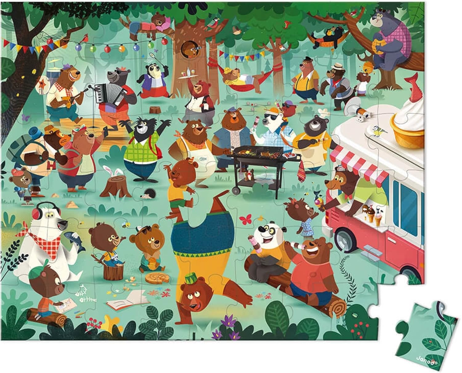 Puzzle Famiglia Orsi - 54 Pz -  Janod