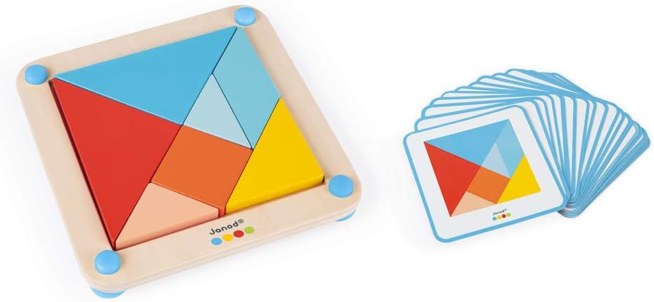 Janod - Essentiel - Il Tangram - Gioco Educativo In Legno