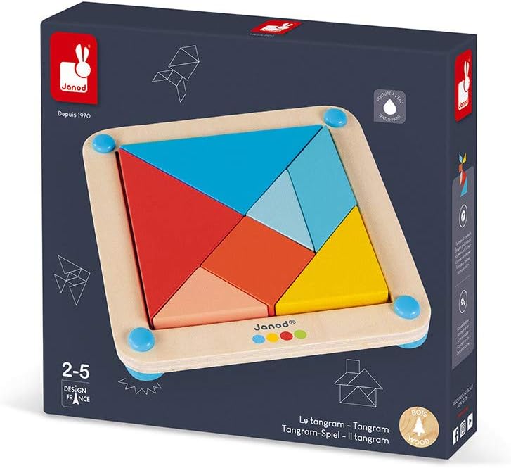 Janod - Essentiel - Il Tangram - Gioco Educativo In Legno