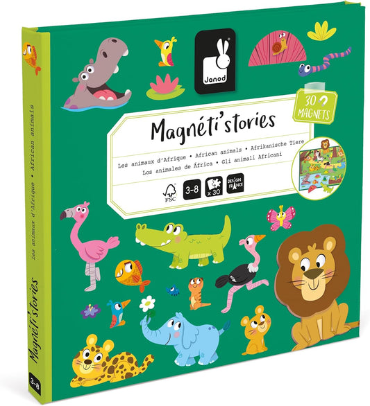 Janod - Magnéti'stories Animali D'africa