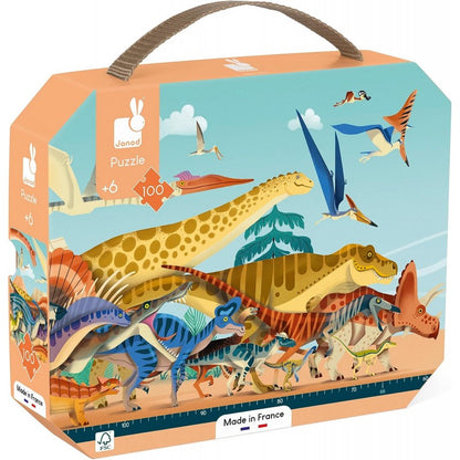Janod  Dino - Puzzle Panoramico Dinosauro