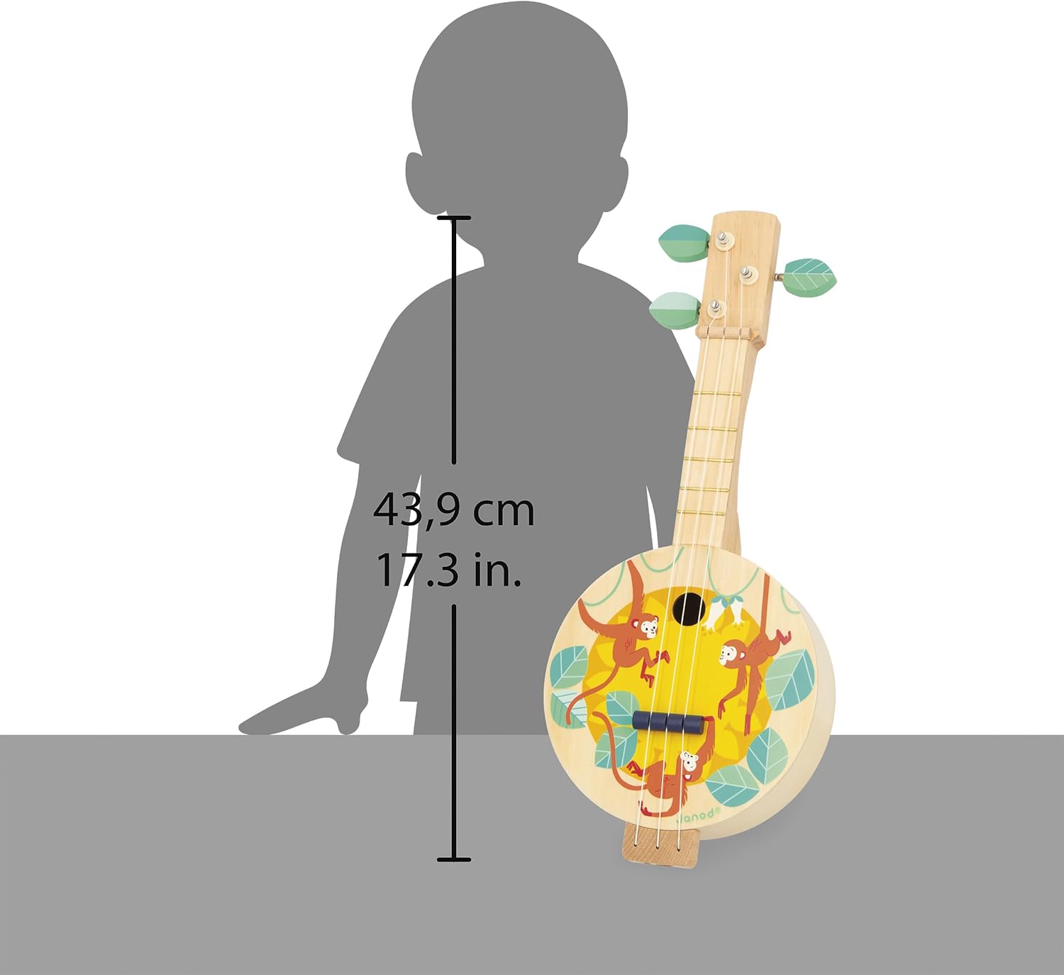 Janod Legno-Strumento Musicale-Banjo Guitare