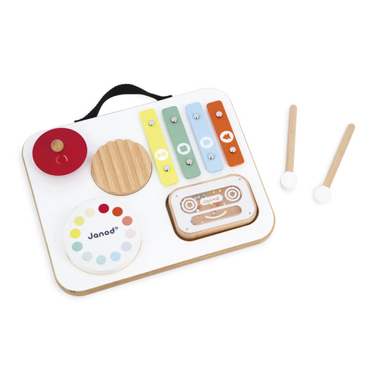JANOD Tavola musicale baby con maniglia - Linea "Confetti"