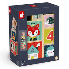 Piramide 6 Cubi - Baby Foresta  Janod