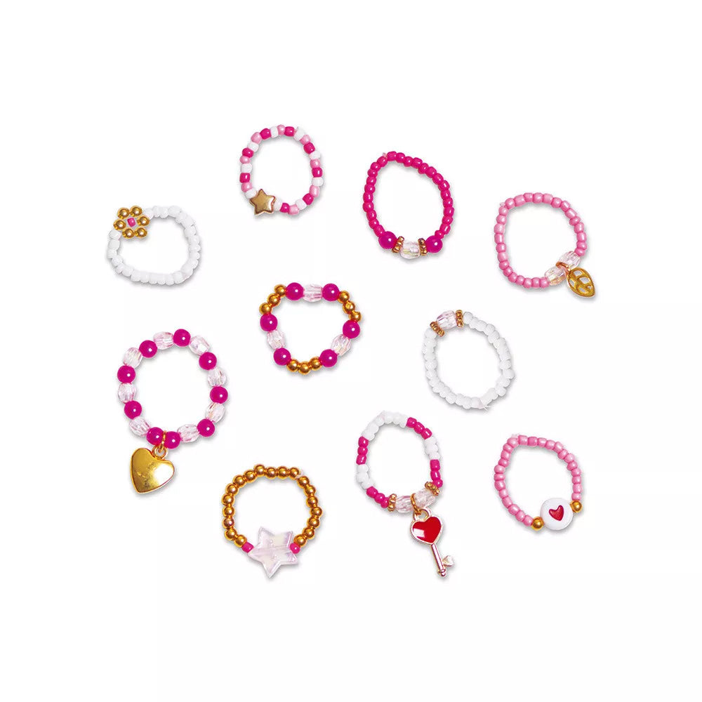 Janod  Atelier Per Bambini - 10 Adorabili Anelli Di Perle Da Creare